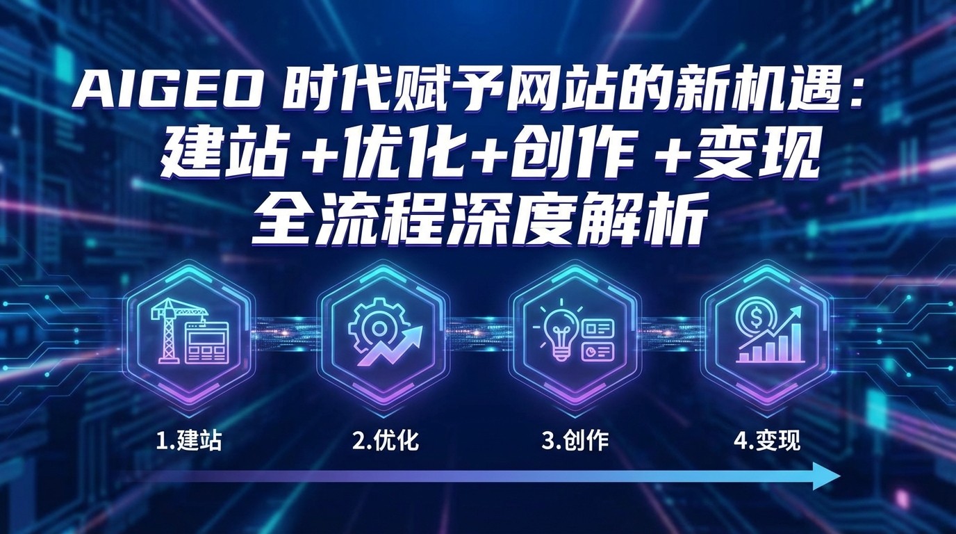 AIGEO+时代赋予网站的新机遇：建站+优化+创作+变现+全流程深度解析-laogaiwz