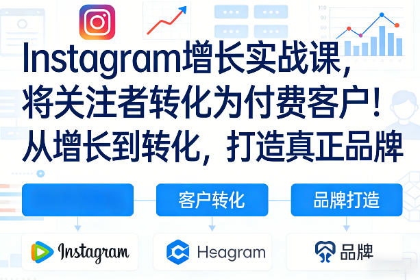Instagram增长实战课，将关注者转化为付费客户！从增长到转化，打造真正品牌(双语字幕)-laogaiwz
