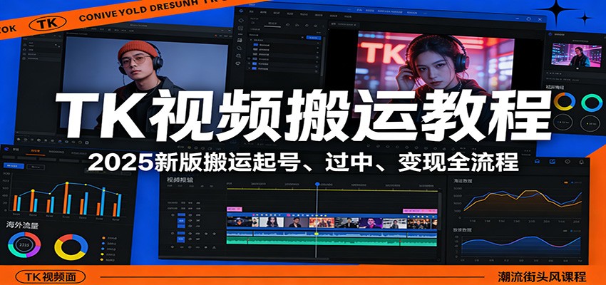 TK视频搬运教程：2025新版搬运起号、过中、变现全流程-laogaiwz