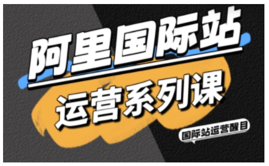 阿里国际站运营系列课，涵盖精准引流、直通车与全站推实战SOP，搭配AI效率工具包与高阶增长玩法(更新)-laogaiwz