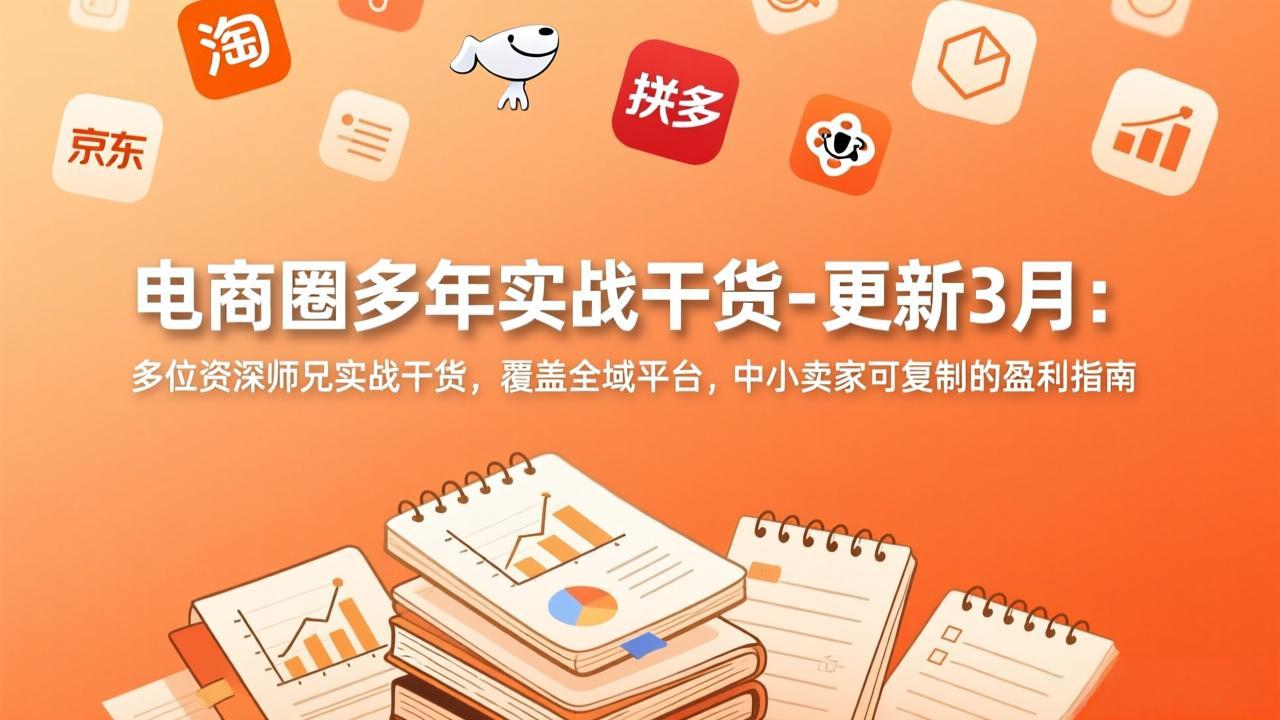 电商圈多年实战干货-更新3月：多位资深师兄实战干货，覆盖全域平台，中小卖家可复制的盈利指南-laogaiwz