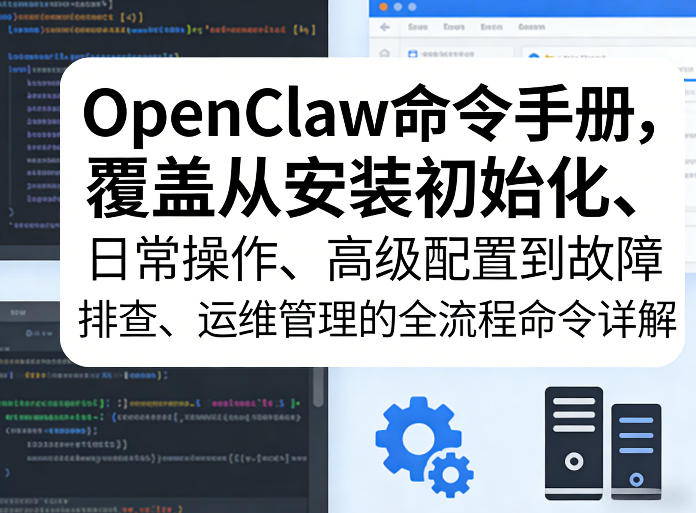 OpenClaw命令手册，覆盖从安装初始化、日常操作、高级配置到故障排查、运维管理的全流程命令详解-laogaiwz