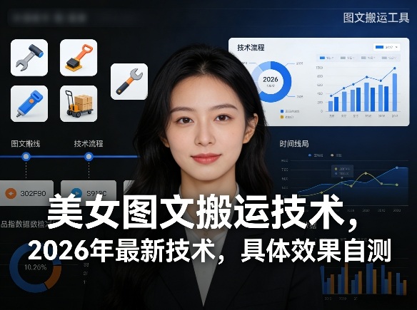 美女图文搬运技术，2026年最新技术，具体效果自测-laogaiwz