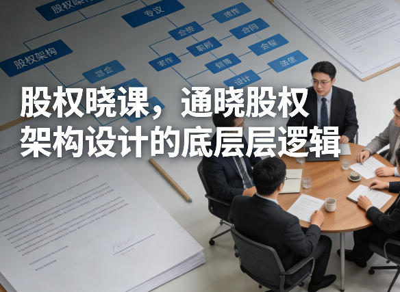 股权晓课，通晓股权架构设计的底层逻辑-laogaiwz